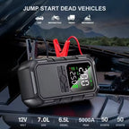Portable 4 in 1 Car Jump Starter, Tire Inflator & Power Bank【New Release】